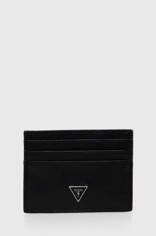 Guess Usnjen etui za kartice Guess