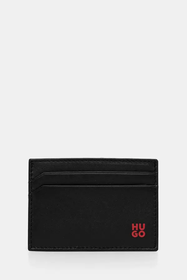HUGO Usnjen etui za kartice HUGO Tibby_N_S Cardcase