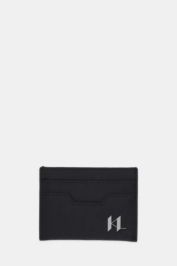 Karl Lagerfeld Usnjen etui za kartice Karl Lagerfeld K/MONOGRAM