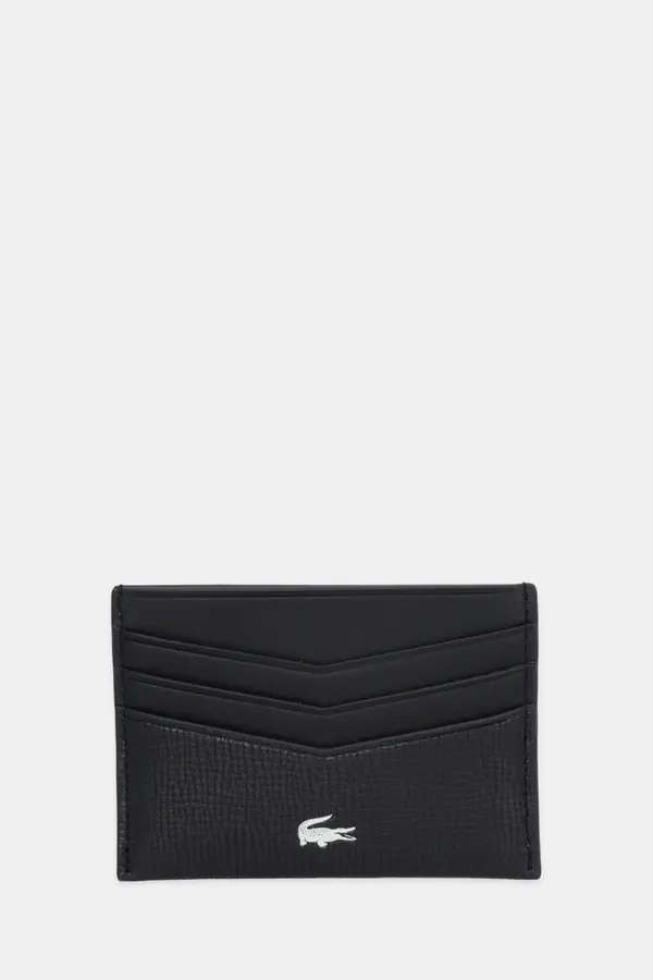 Lacoste Usnjen etui za kartice Lacoste