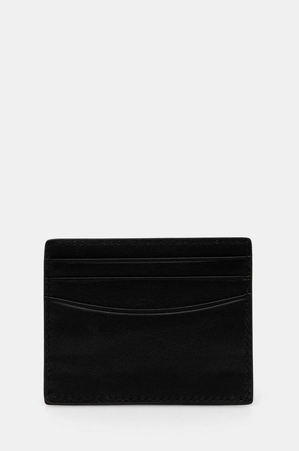 Marc O'Polo Usnjen etui za kartice Marc O'Polo črna barva, 41029916601141