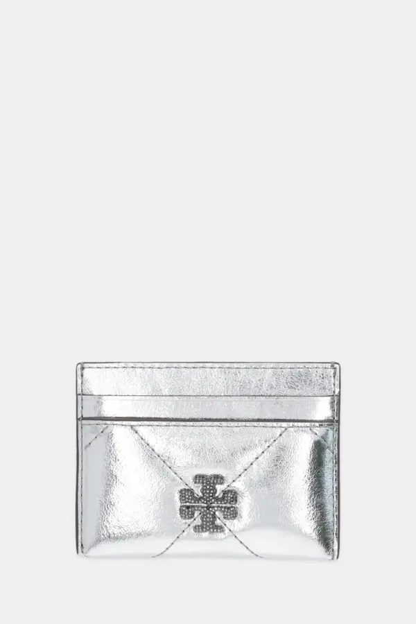 Tory Burch Usnjen etui za kartice Tory Burch Kira Diamond