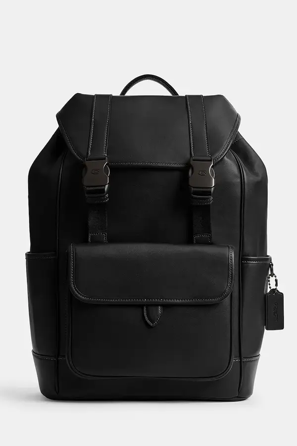 Coach Usnjen nahrbtnik Coach League Flap Backpack