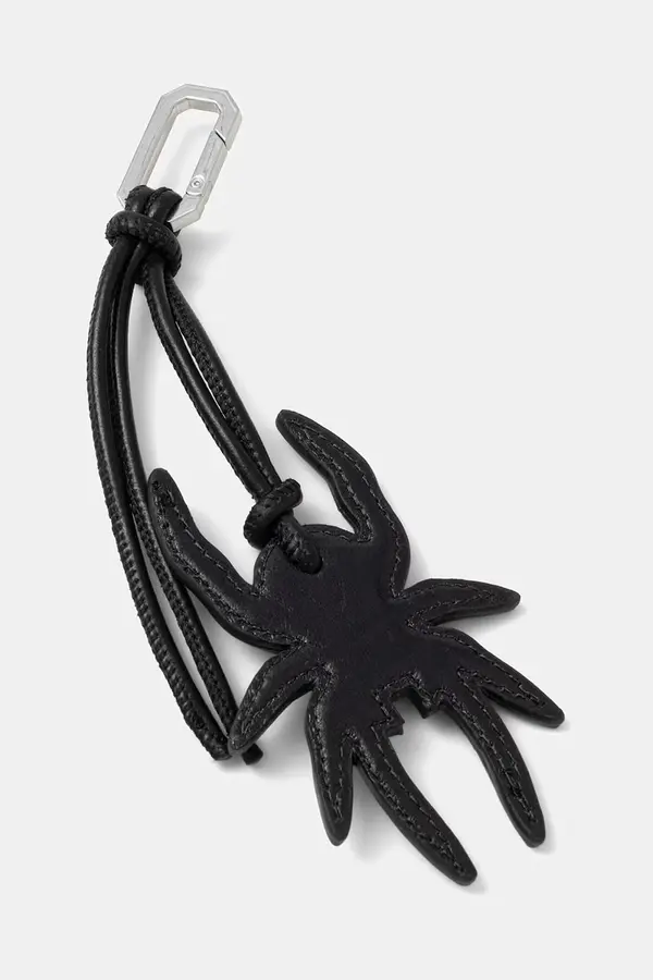AllSaints Usnjen obesek za ključe AllSaints SPIDER