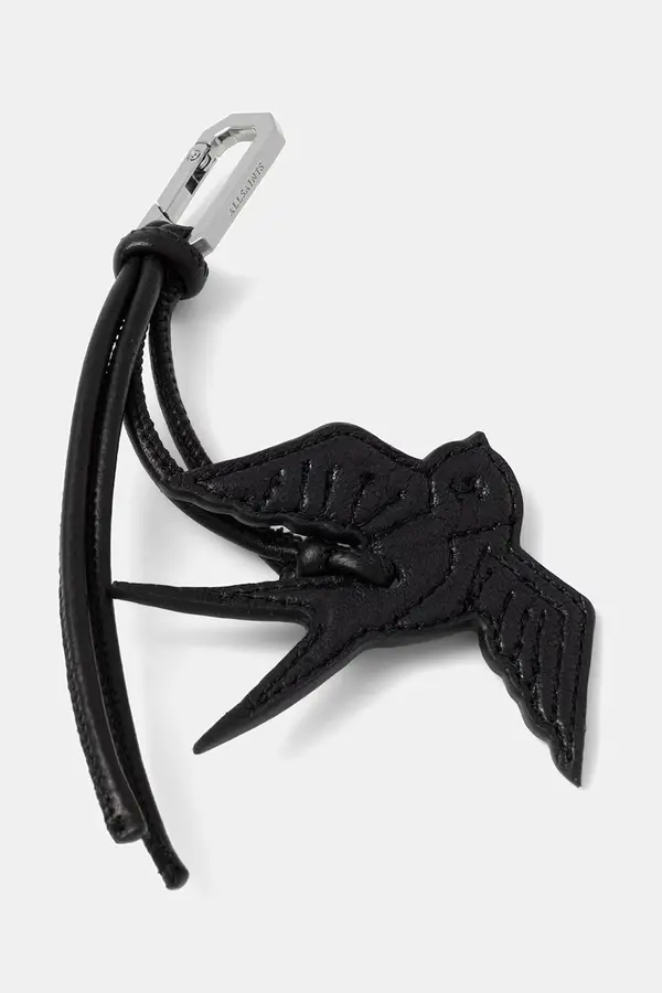 AllSaints Usnjen obesek za ključe AllSaints SWALLOW