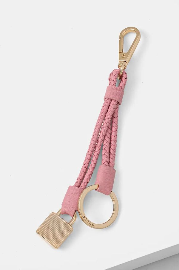 Guess Usnjen obesek za ključe Guess RW1646 P4301