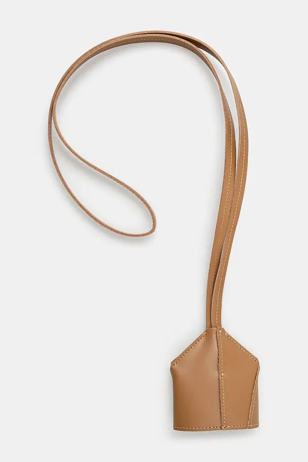 MM6 Maison Margiela Usnjen obesek za ključe MM6 Maison Margiela