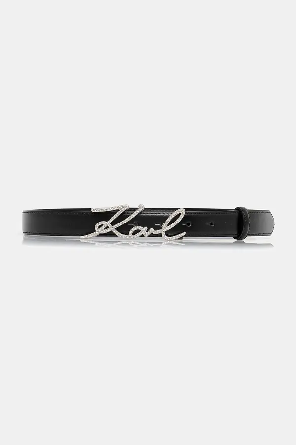 Karl Lagerfeld Usnjen pas Karl Lagerfeld K/SIGNATURE
