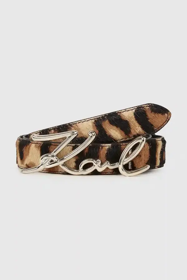 Karl Lagerfeld Usnjen pas Karl Lagerfeld K/SIGNATURE