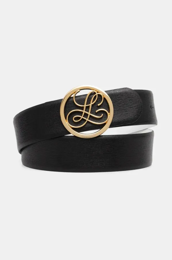 Luisa Spagnoli Usnjen pas Luisa Spagnoli ženski, črna barva, 541906