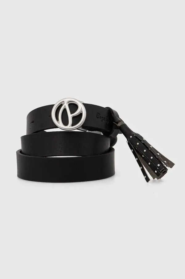 Pepe Jeans Usnjen pas Pepe Jeans ATHENAS BELT