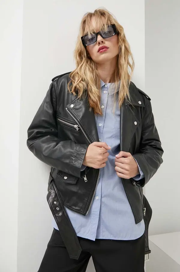Gestuz Usnjena biker jakna Gestuz
