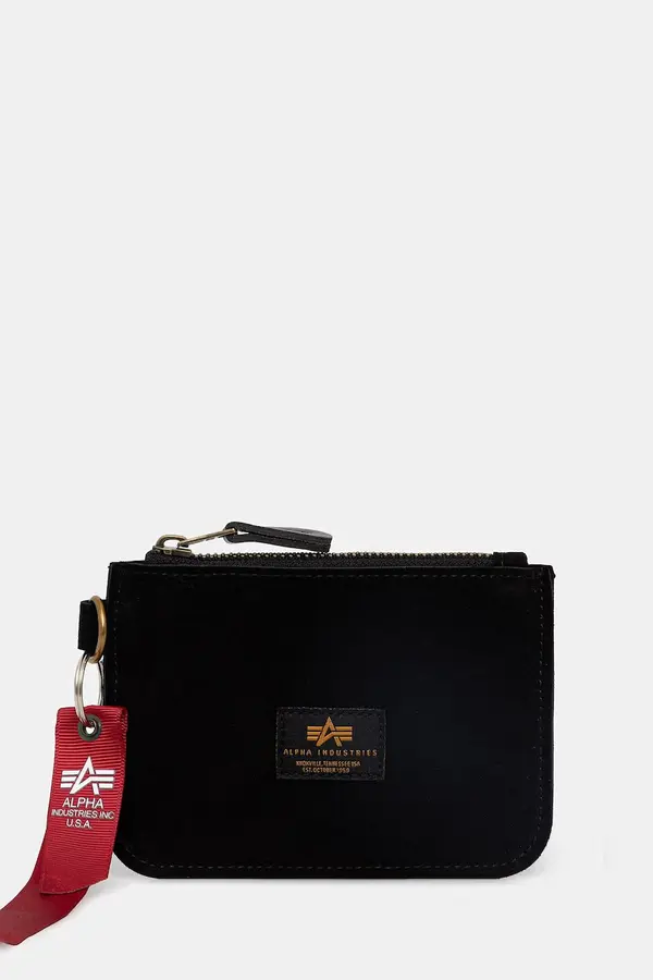 Alpha Industries Usnjena denarnica Alpha Industries Leather Coin Wallet