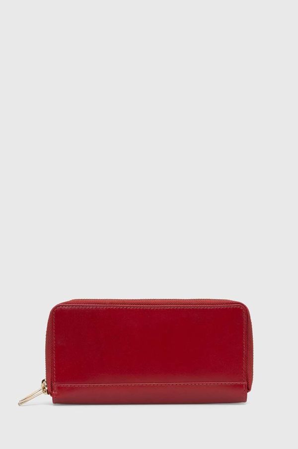Answear Lab Usnjena denarnica Answear Lab ženski, rdeča barva