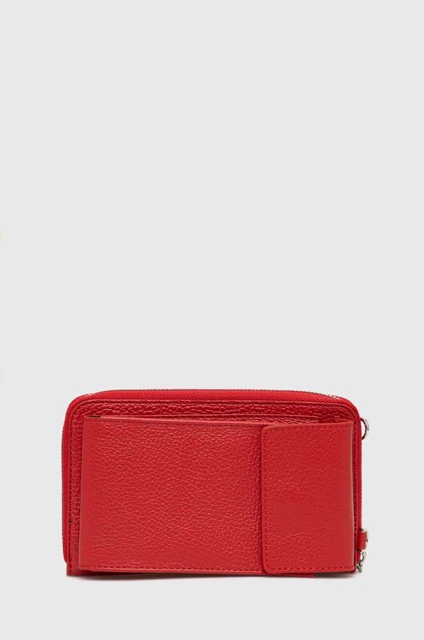 Answear Lab Usnjena denarnica Answear Lab ženski, rdeča barva