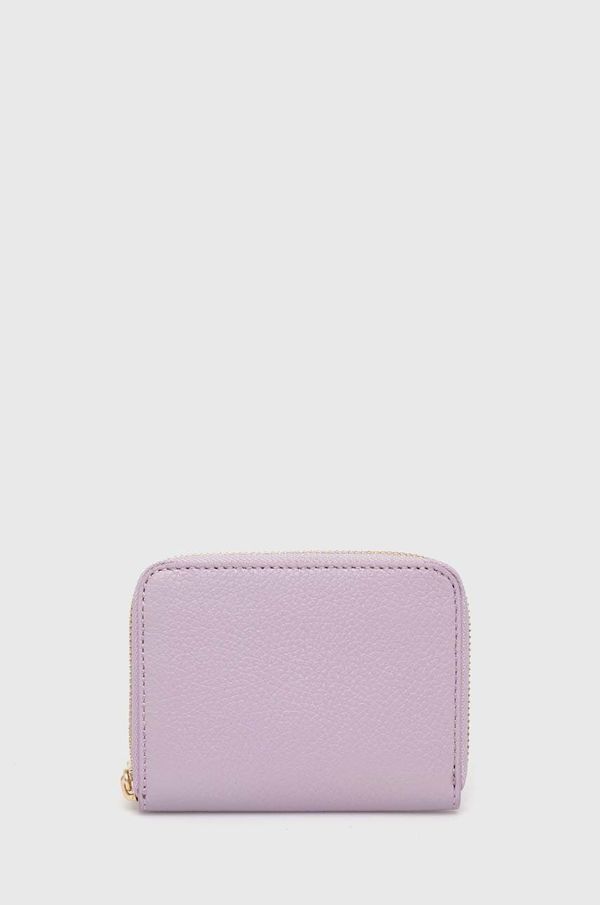 Answear Lab Usnjena denarnica Answear Lab ženski, vijolična barva