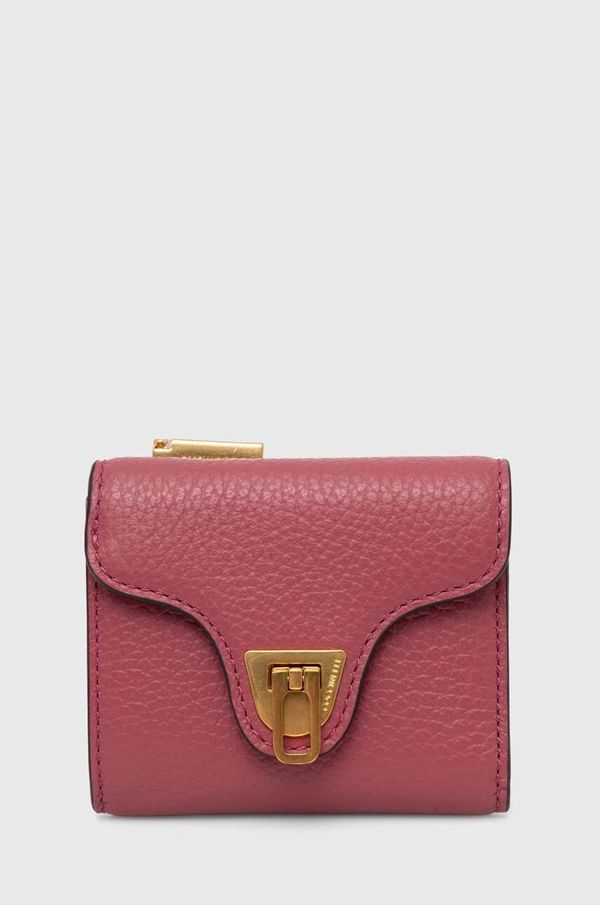 Coccinelle Usnjena denarnica Coccinelle COCCINELLE BEAT SOFT ženska, roza barva, E2 MF6 11 B8 01