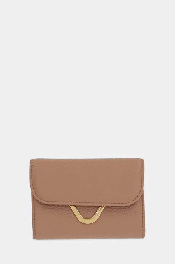 Coccinelle Usnjena denarnica Coccinelle COCCINELLEDEW ženska, črna barva, E2 QTF 11 F0 01