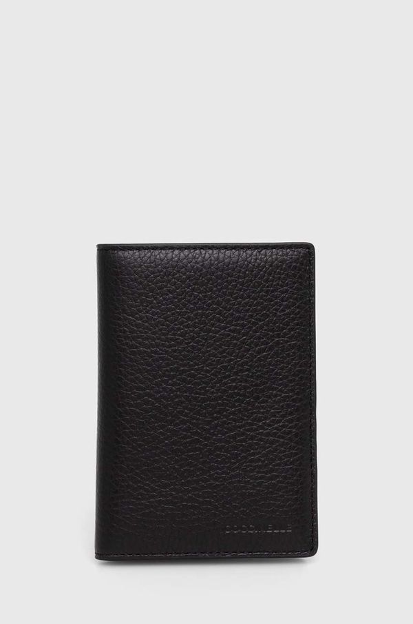 Coccinelle Usnjena denarnica Coccinelle moški, črna barva