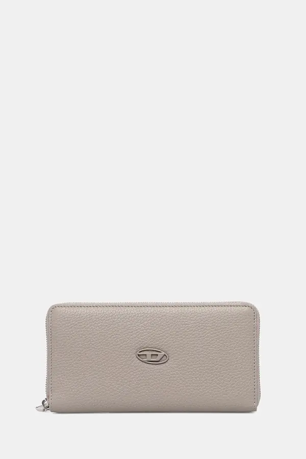 Diesel Usnjena denarnica Diesel HISSU EVO CONTINENTAL ZIP