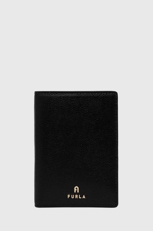 Furla Usnjena denarnica Furla ženska, črna barva, WP00309 ARE000 O6000