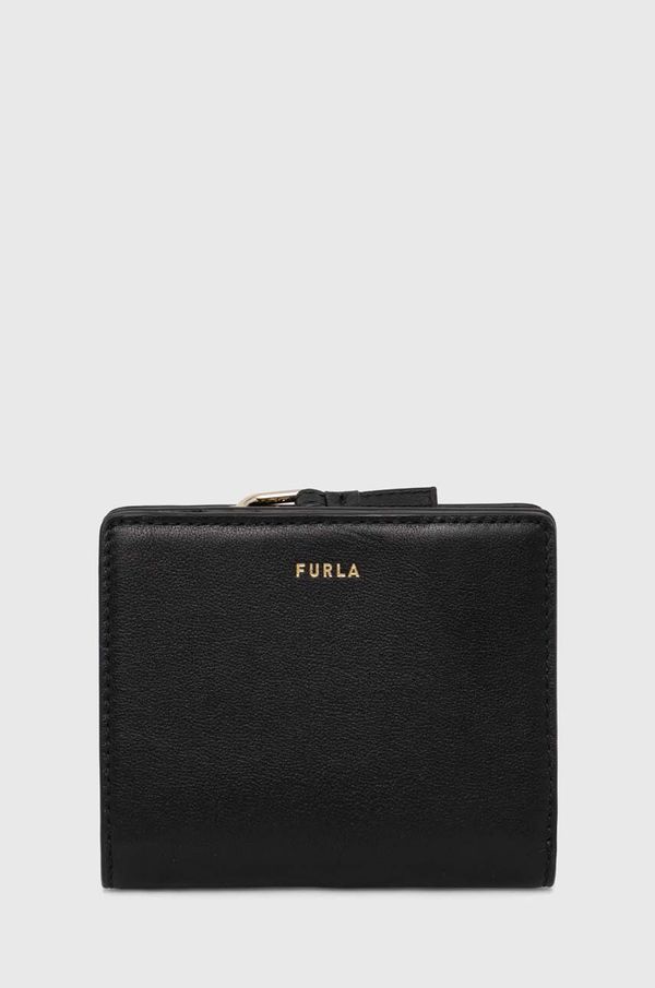 Furla Usnjena denarnica Furla ženska, črna barva, WP00451 BX2045 O6000