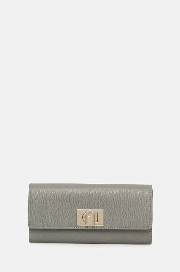 Furla Usnjena denarnica Furla ženska, zelena barva, PCV0ACO ARE000 AG700