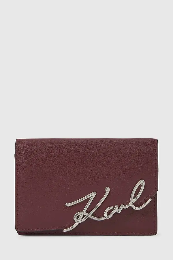 Karl Lagerfeld Usnjena denarnica Karl Lagerfeld K/SIGNATURE