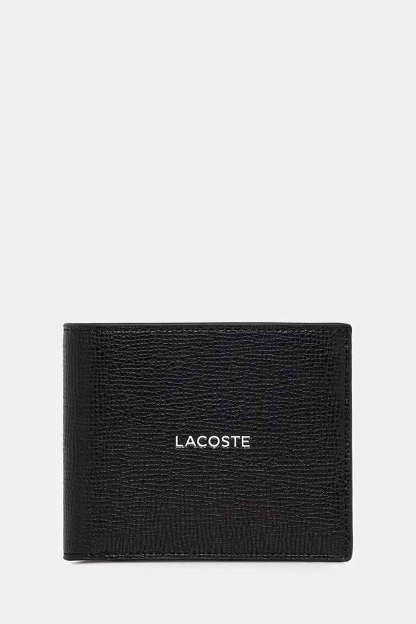 Lacoste Usnjena denarnica Lacoste GIFTBOX