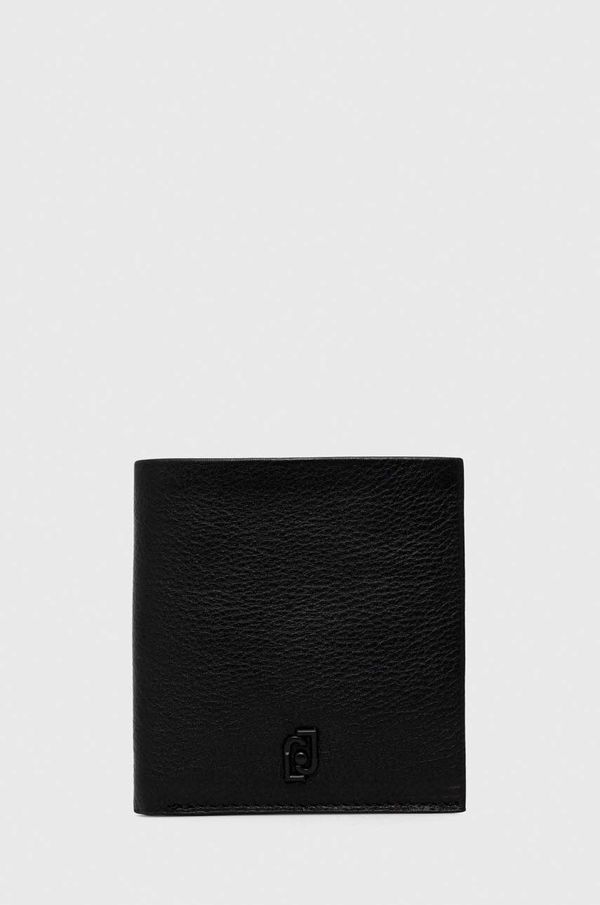 Liu Jo Usnjena denarnica Liu Jo moški, črna barva