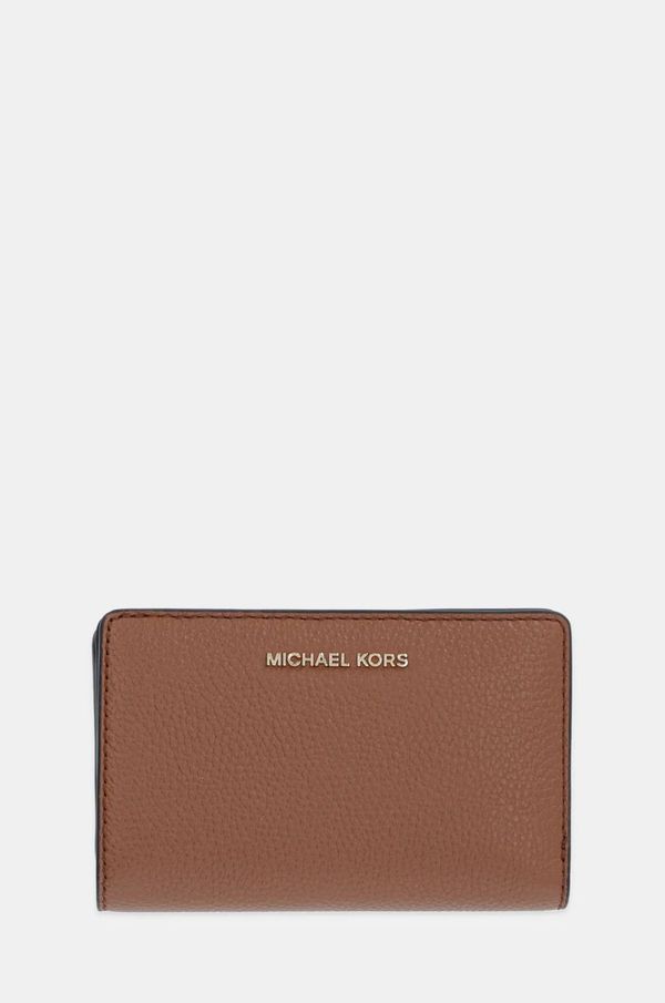 MICHAEL Michael Kors Usnjena denarnica MICHAEL Michael Kors ženska, črna barva, 32R4G8ED6L