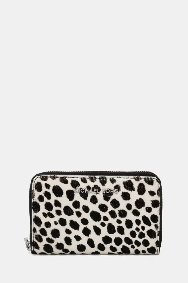 MICHAEL Michael Kors Usnjena denarnica MICHAEL Michael Kors ženska, črna barva, 32R5SJ6D0O