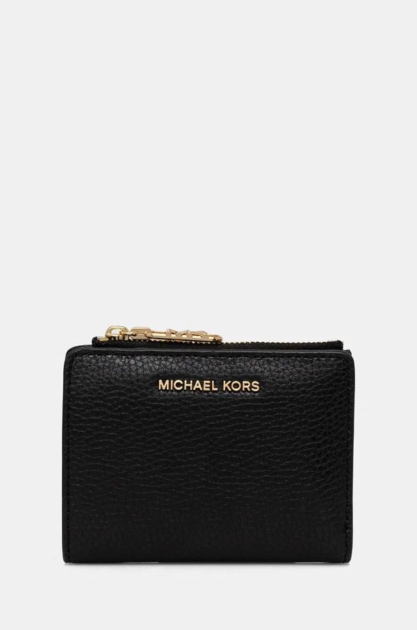 MICHAEL Michael Kors Usnjena denarnica MICHAEL Michael Kors ženska, črna barva, 32S4G8ED7L