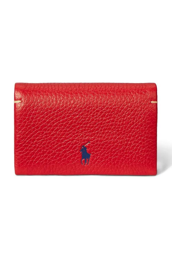Polo Ralph Lauren Usnjena denarnica Polo Ralph Lauren ženska, rdeča barva, 427949873