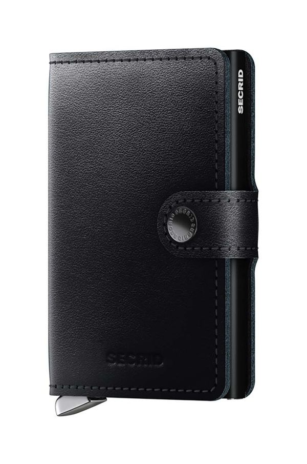 Secrid Usnjena denarnica Secrid črna barva, MDu-Black