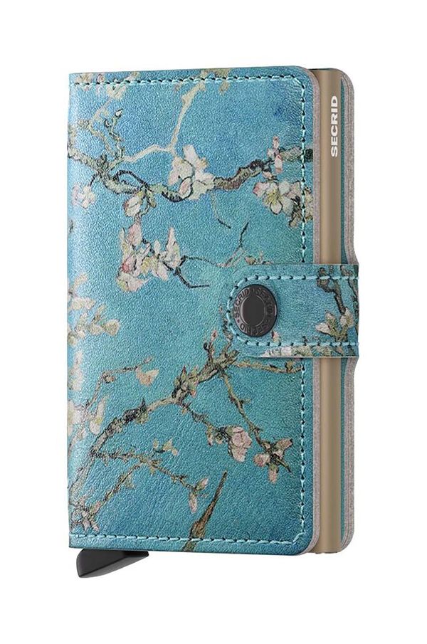 Secrid Usnjena denarnica Secrid Miniwallet Art Almond Blossom