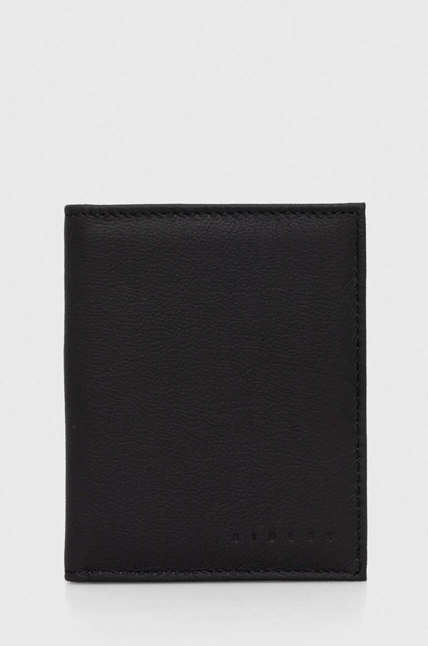 Sisley Usnjena denarnica Sisley moški, črna barva