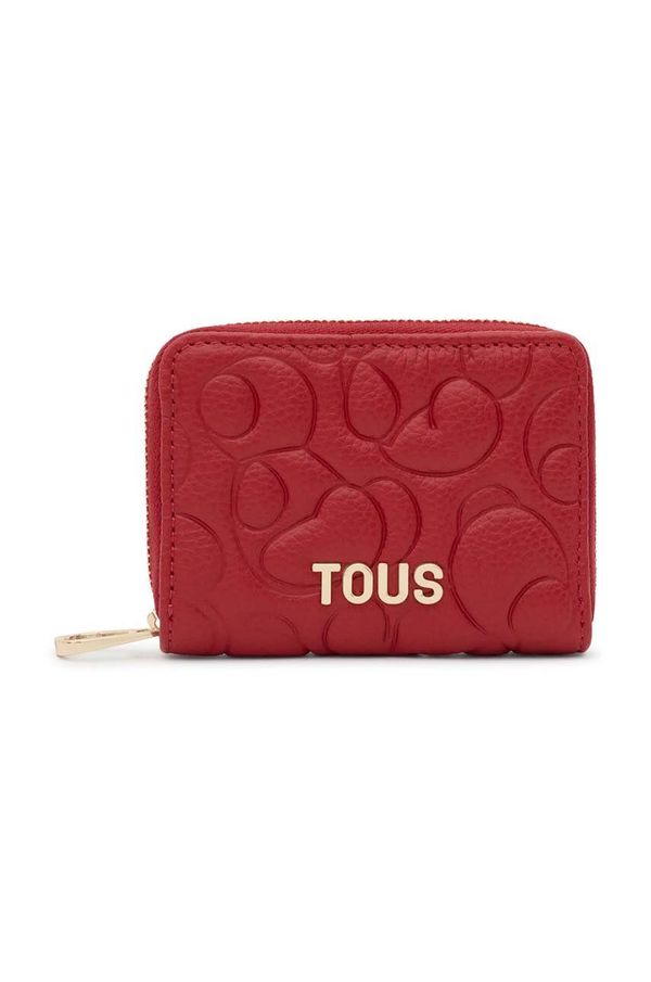 Tous Usnjena denarnica Tous ženski, rdeča barva