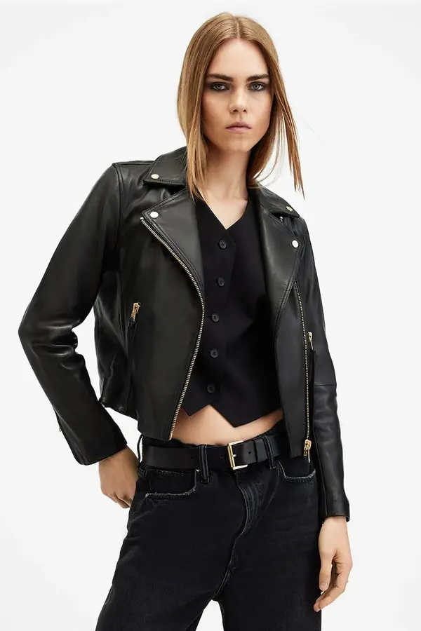 AllSaints Usnjena jakna AllSaints DALBY