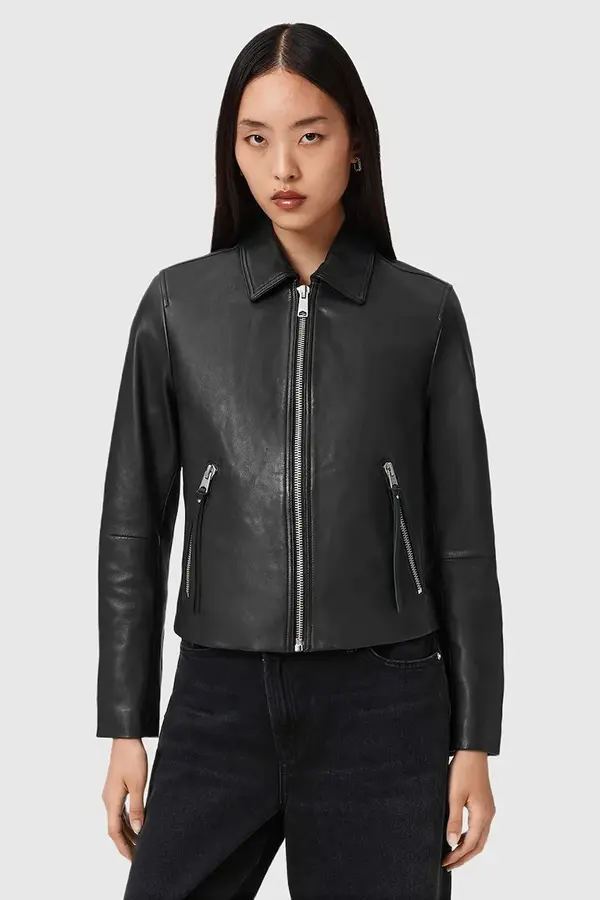 AllSaints Usnjena jakna AllSaints