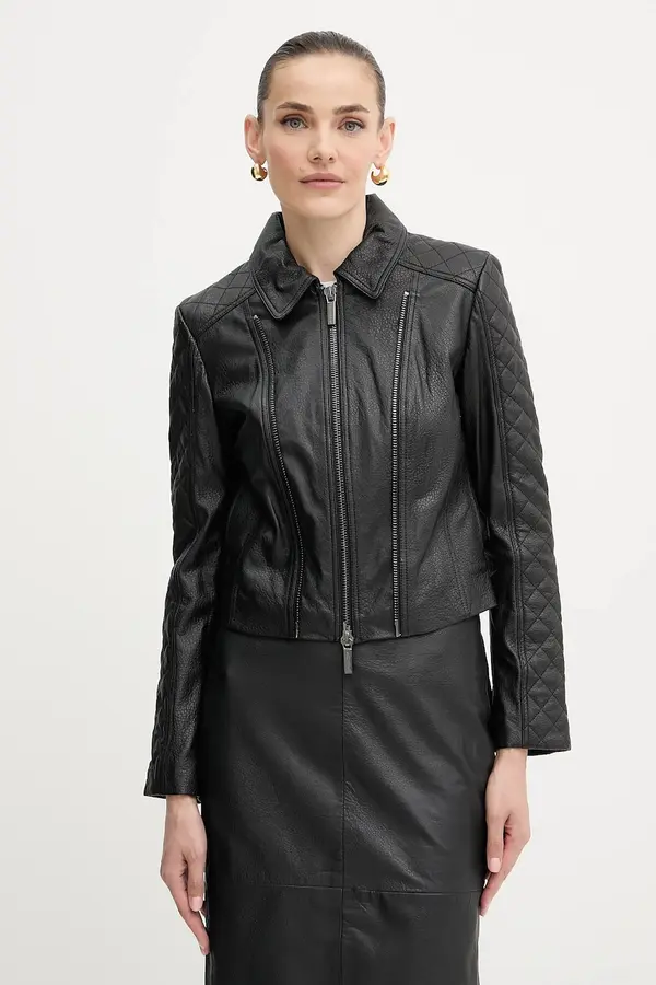 Armani Exchange Usnjena jakna Armani Exchange