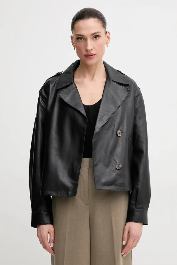 Pepe Jeans Usnjena jakna Pepe Jeans GRETA