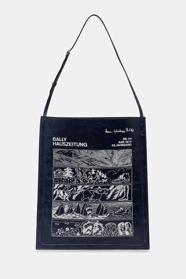 Bally Usnjena torba Bally 34 x 40 x 10 cm
