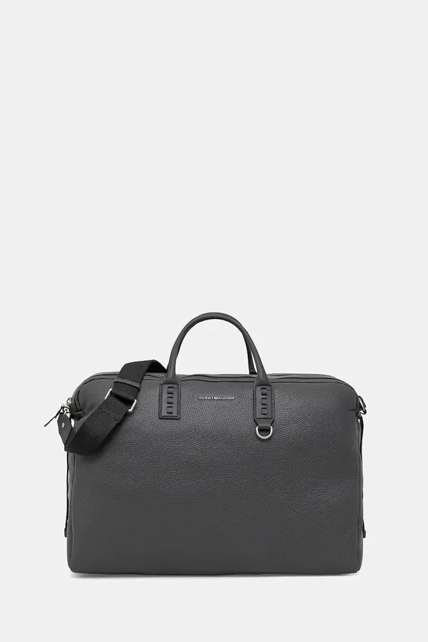 Tommy Hilfiger Usnjena torba Tommy Hilfiger