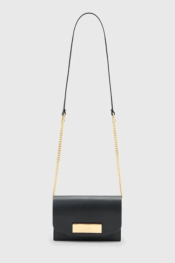 AllSaints Usnjena torbica AllSaints ETTA
