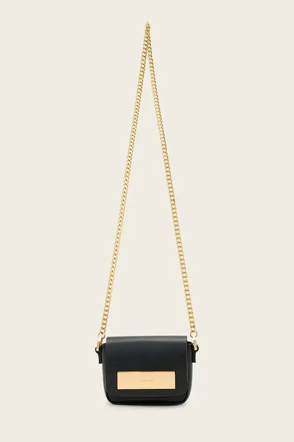 AllSaints Usnjena torbica AllSaints ETTA