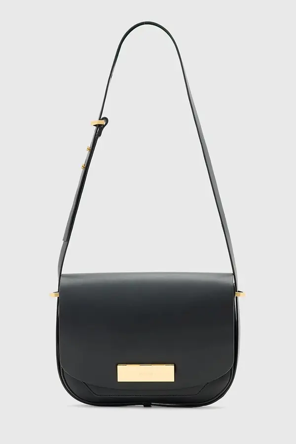 AllSaints Usnjena torbica AllSaints ETTA