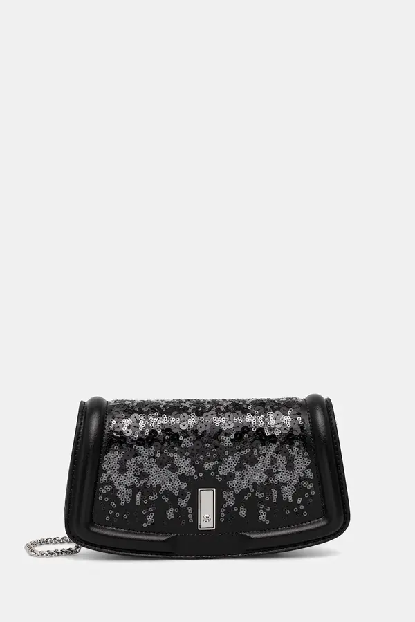 BOSS Usnjena torbica BOSS Ariell Clutch SQ