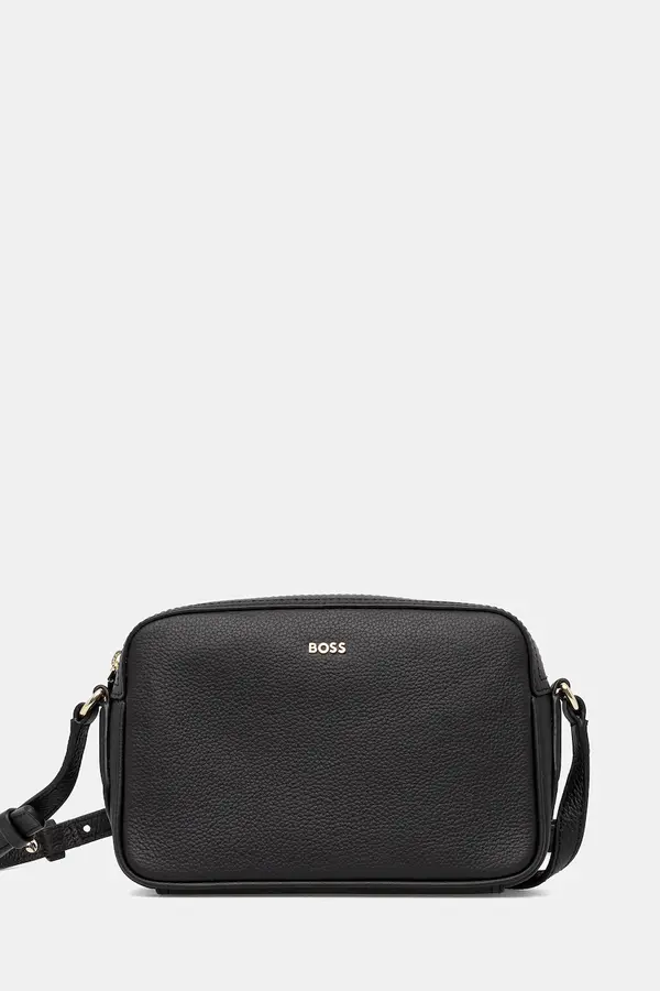 BOSS Usnjena torbica BOSS Lenah Crossbody