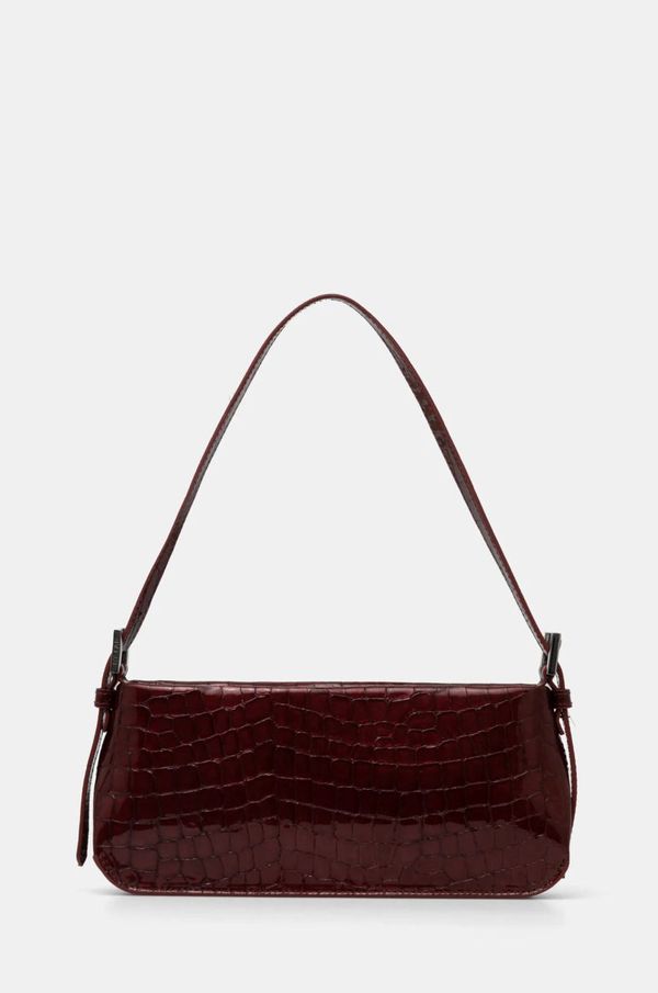 By Far Usnjena torbica By Far Dulce bordo barva, MWBSB009CL033BR045PL